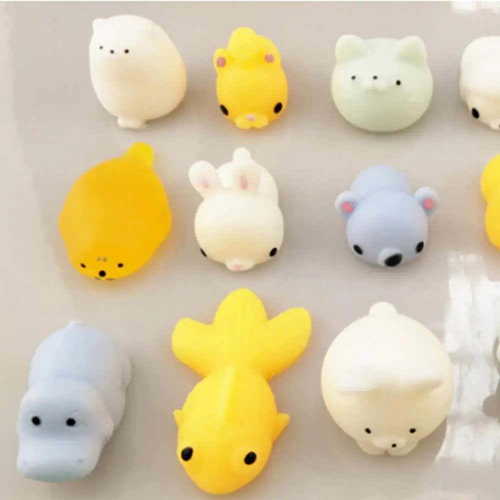 Мини-игрушка мягкая сжимаемая вручную 50 шт. | Игрушки и хобби
