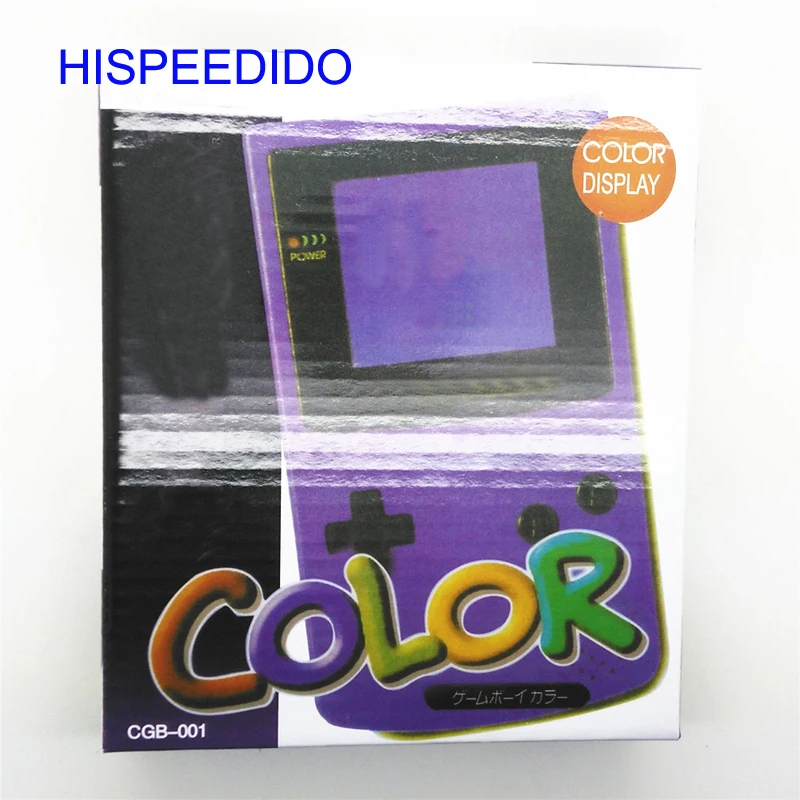 HISPEEDIDO 10 шт./партия для игровой консоли GBC новая упаковочная коробка для Gameboy цвет розничная игра плеер посылка