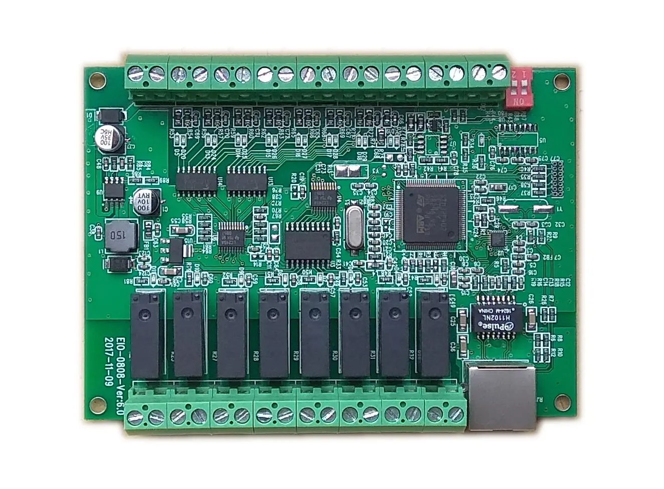 Модуль реле Ethernet 8 в out программирование PLC с логическим управлением P2P MQTT Modbus TCP RTU