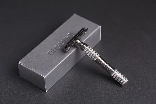 Yaqi Gunmetal цветная накатанная Безопасная бритва