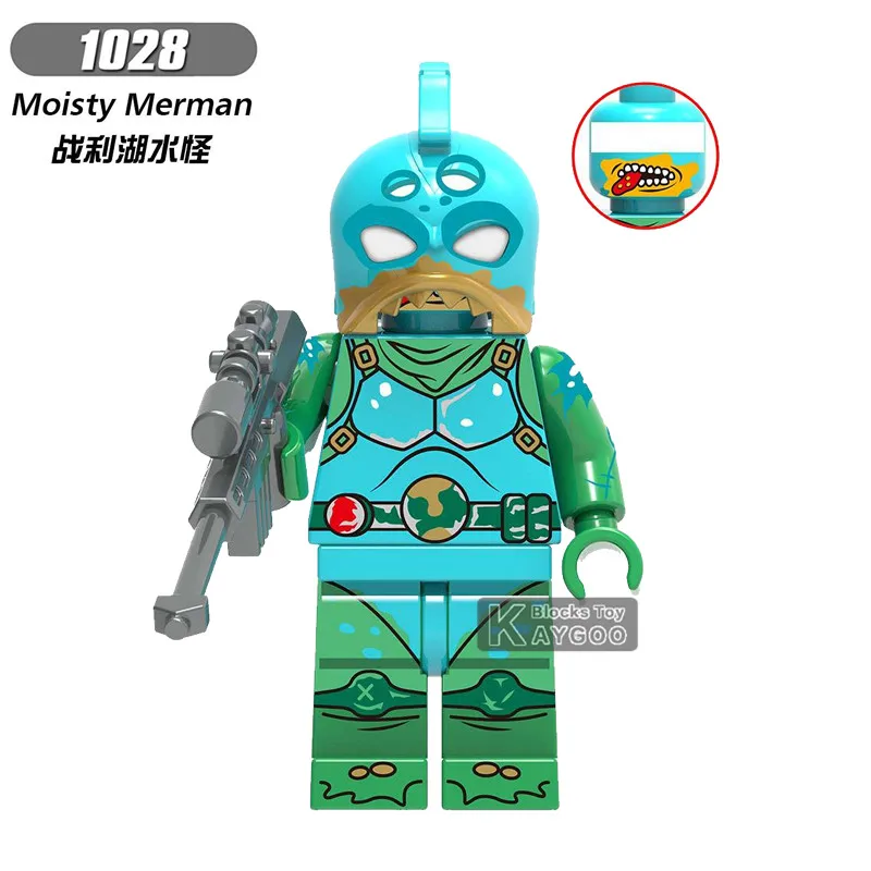 Строительные блоки X0228 Fortnited TPS битва с красной надписью Love Ranger Moisty Merman Merry Marauder Magnus