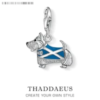 pure 925 sterling silver westie westy dog scotland animal pendant charms fit original bracelets necklace jewelry women men gift
