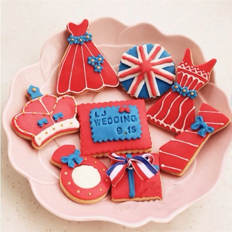 2016 Корона печенье резак литой украшение для печенья Торта Инструменты Fondant