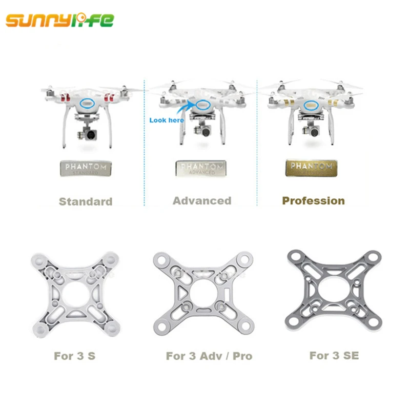 BRDRC Phantom 3 Стандартный 3SE Gimbal Камера заслонки доска амортизирующие пластины