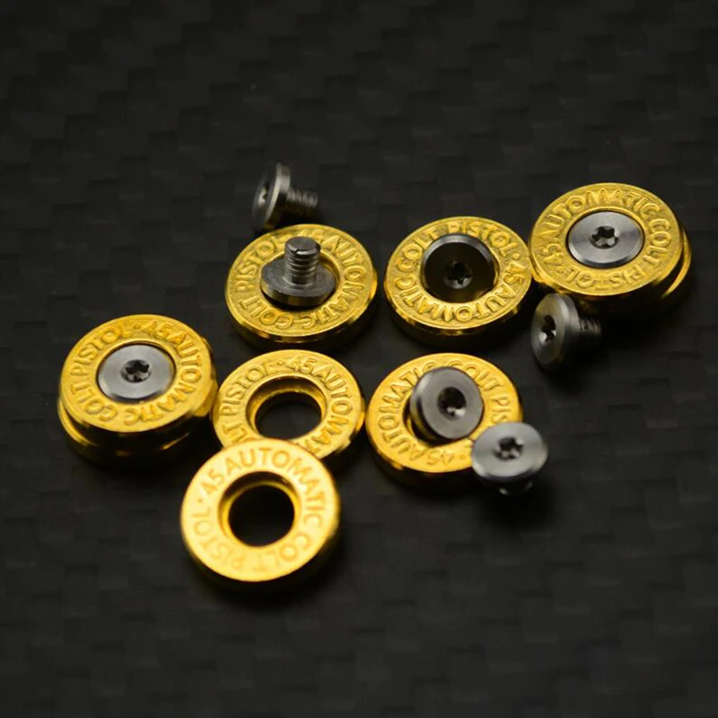 

Decorative appearance h62 brass washer+ M2.5 screw Knife diy accessories