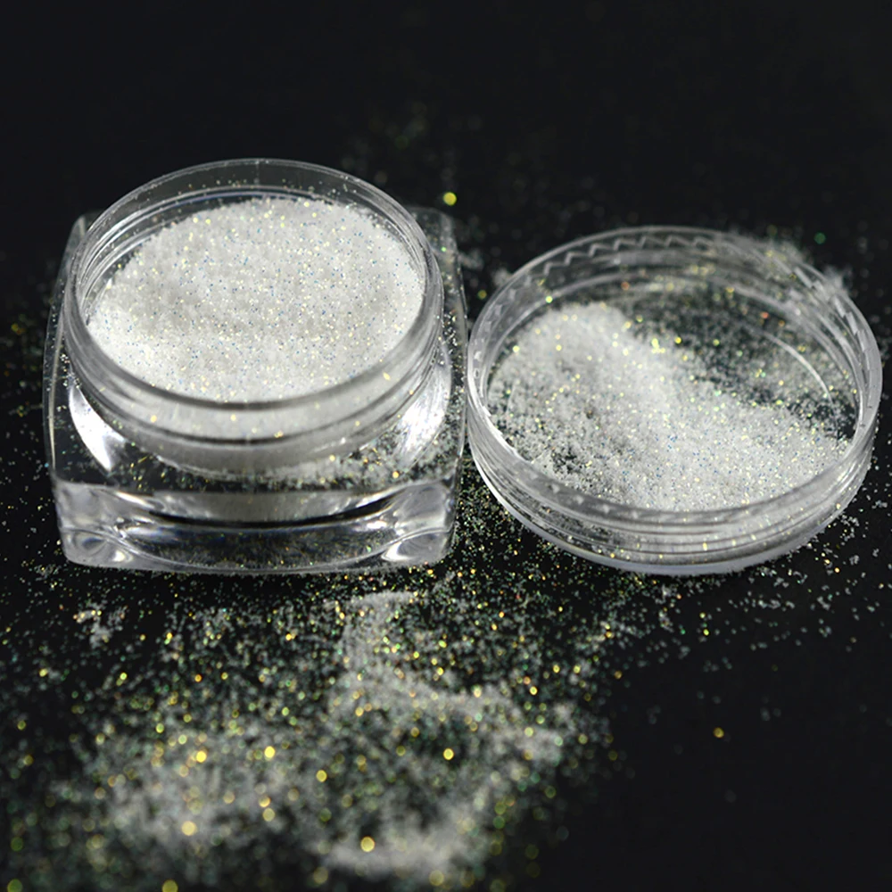 1 бутылка русалка блестящая ногтей сахарная пудра Пыль голографическая блестка
