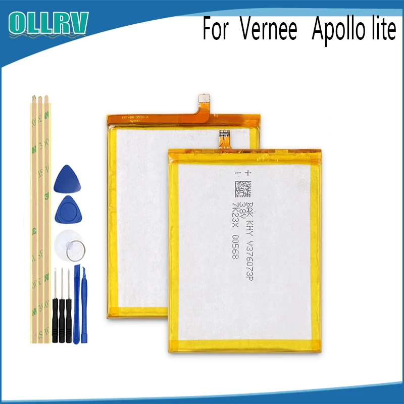 Запасной аккумулятор OLRRV 3100 мАч для Vernee Apollo lite аккумуляторы и