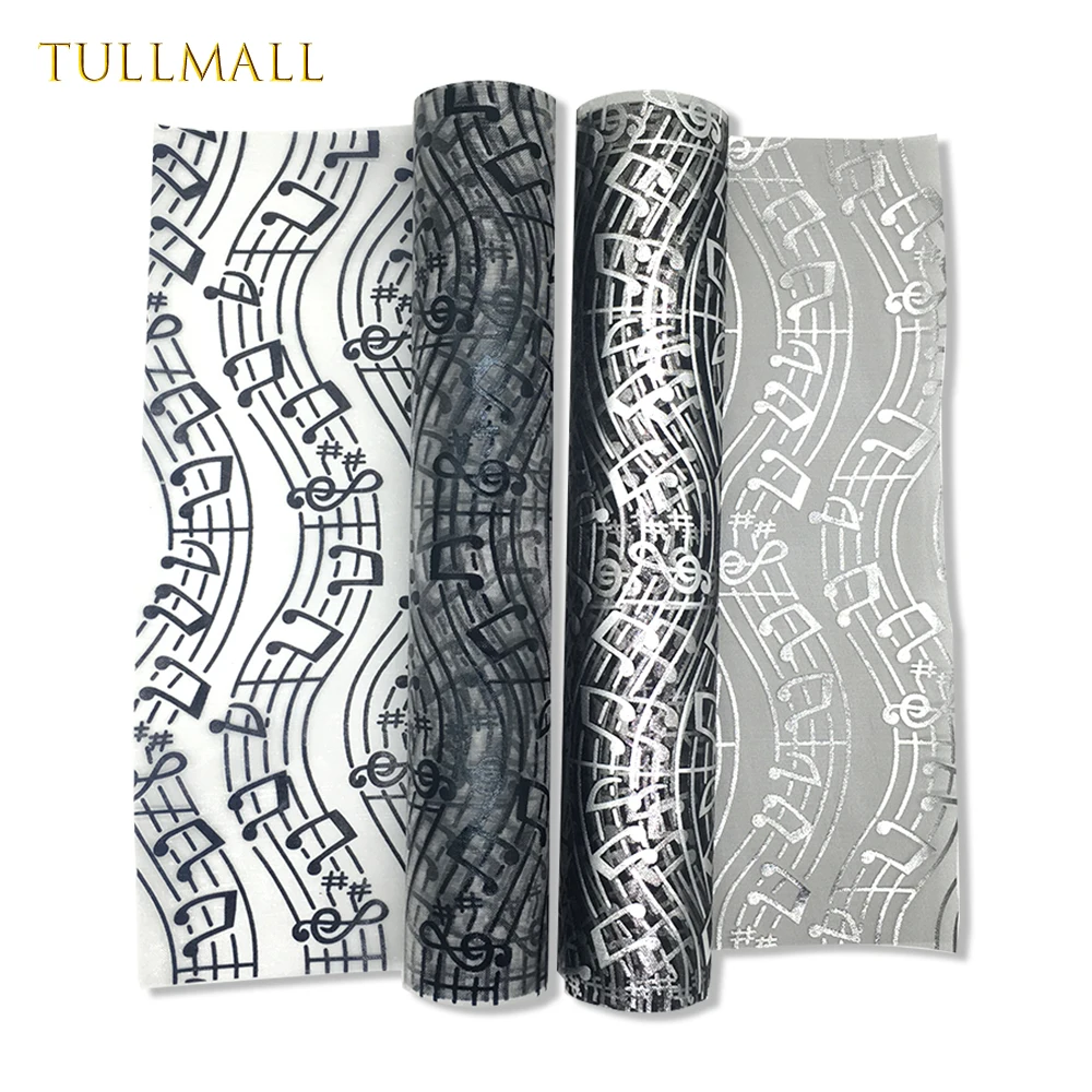 TULLMALL 28 см 5 ярдов Тюль музыка органза тюль рулон ткань отвесный марлевый элемент