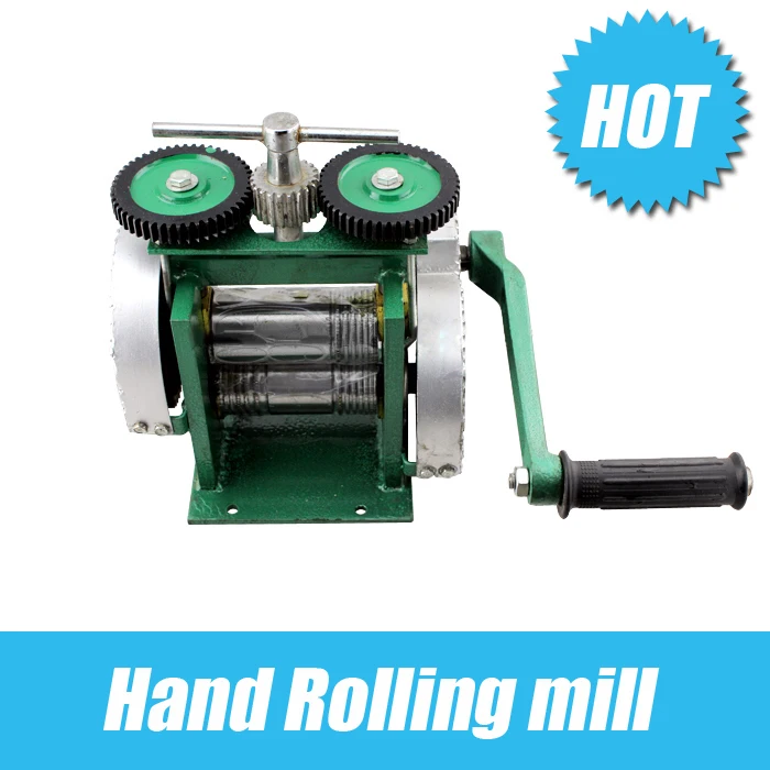Hand Operate mini gold Rolling Mill , jewelry rolling mill with Maximum opening 0-5 mm