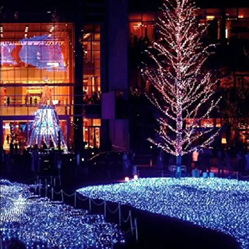 

1.5*1.5 M LED curtain lights with 96 leds string light with plug Christmas holidays New year wedding party decoration led lights