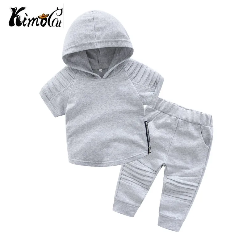 Kimocat/Детская толстовка с капюшоном одежда для мальчиков хлопковый костюм