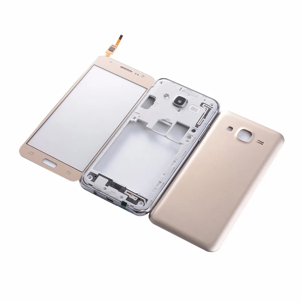 Для Samsung Galaxy J5 2015 J500 J500F J500H корпус средняя рамка крышка батареи ЖК сенсорный экран