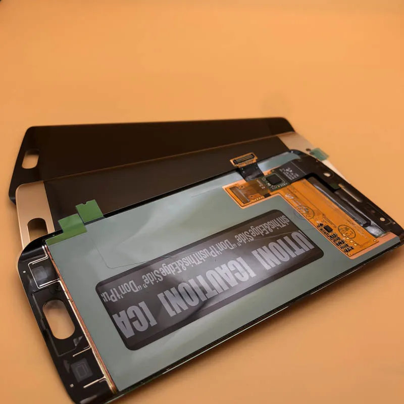 Новый оригинальный AMOLED 5 1 ''ЖК-дисплей с рамкой для SAMSUNG Galaxy s6 EDGE G925 G925F