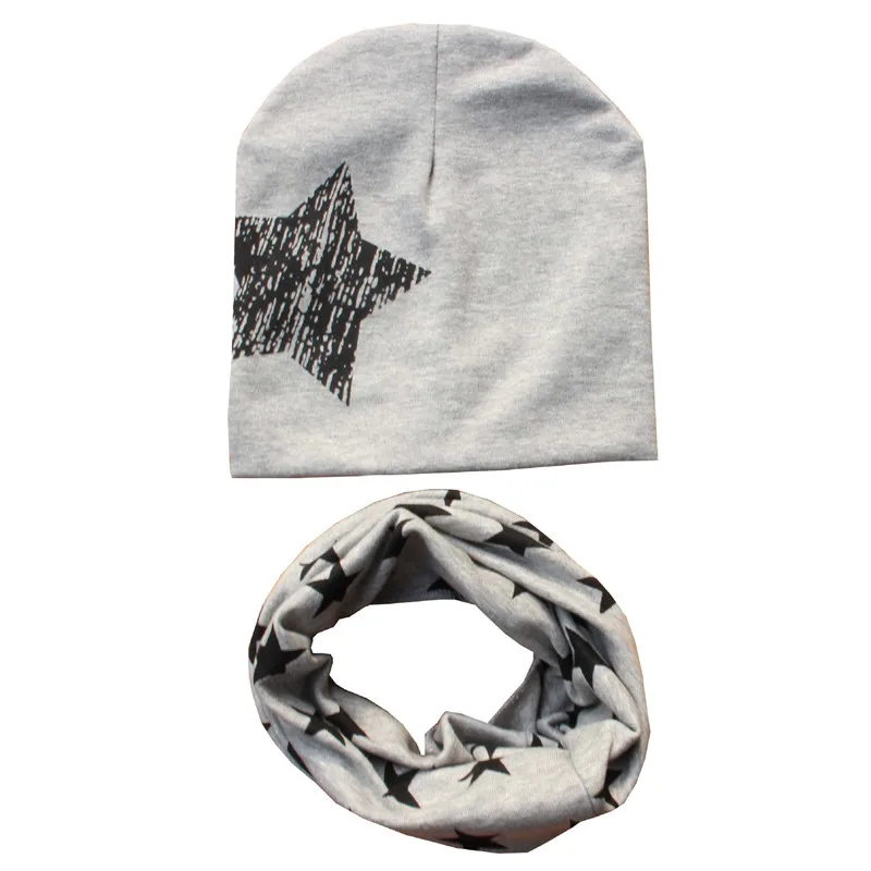 Детская шапка бини с мультяшным принтом на осень/зиму|cap scarf|boys beaniechildren cap |