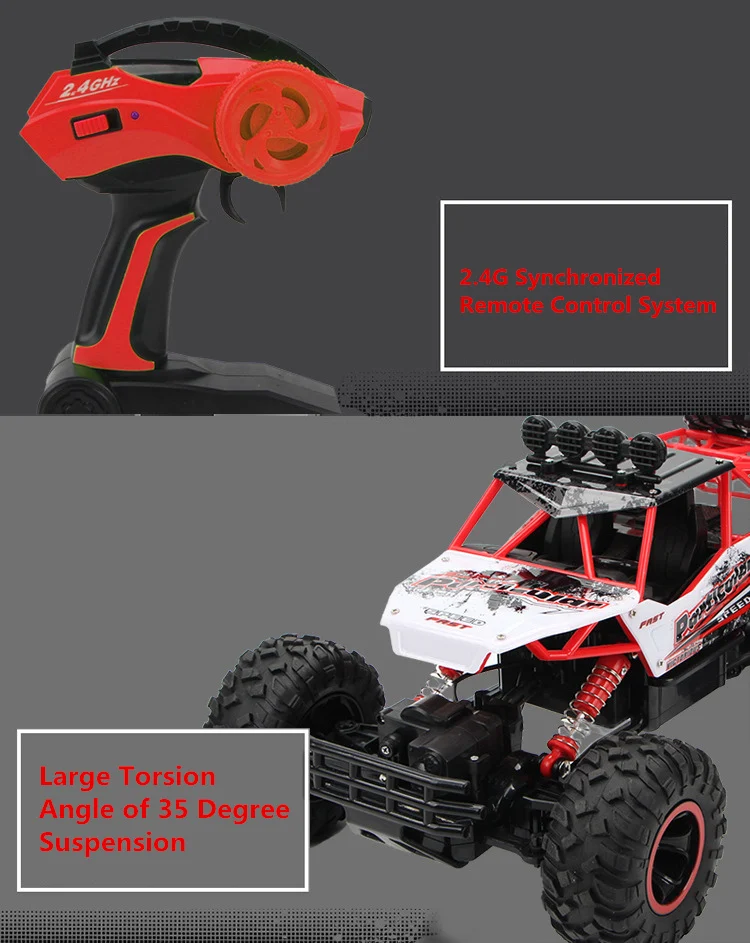 1/12 Радиоуправляемая машина 4WD холм альпинист 4X4 Двойной Мотор привод Bigfoot автомобили зарядка пульт дистанционного управления Внедорожник OYS модель игрушка для мальчиков