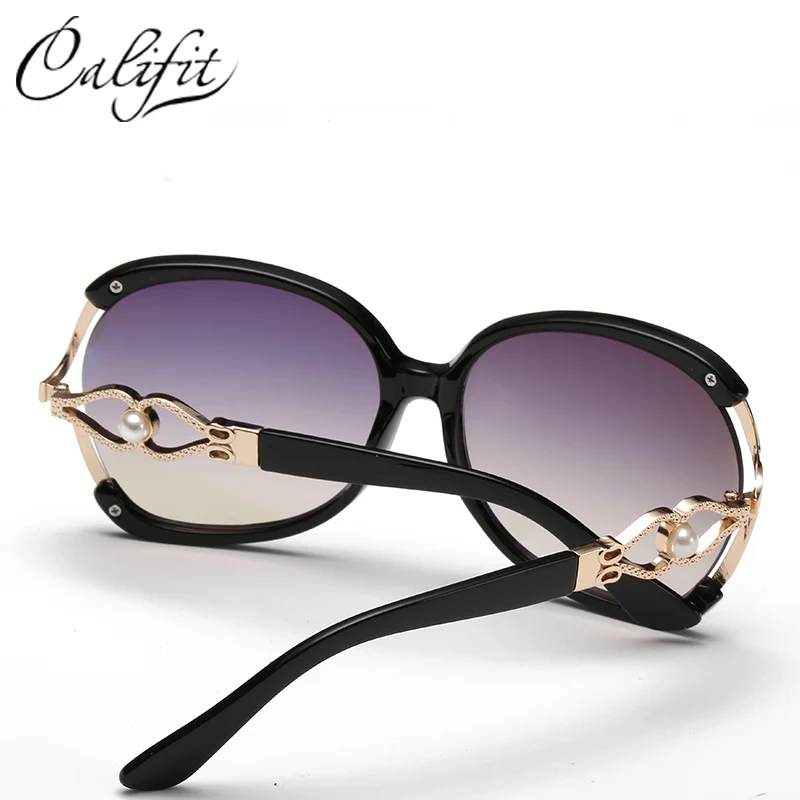 CALIFIT Женские винтажные солнцезащитные очки с бабочками для вечеринок большие
