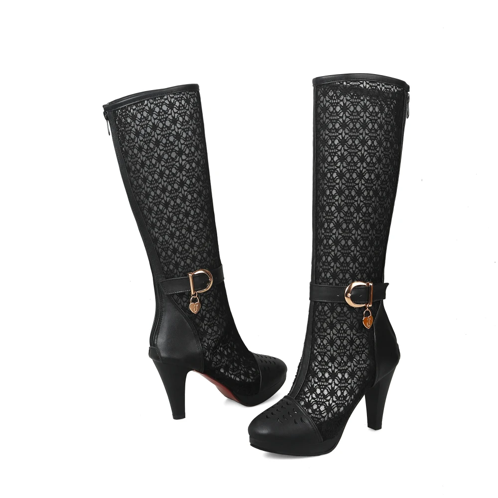 Большие Size33-43; летние ботинки; обувь из флока и кружева с вырезами; модная женская обувь; модная женская вышитая обувь