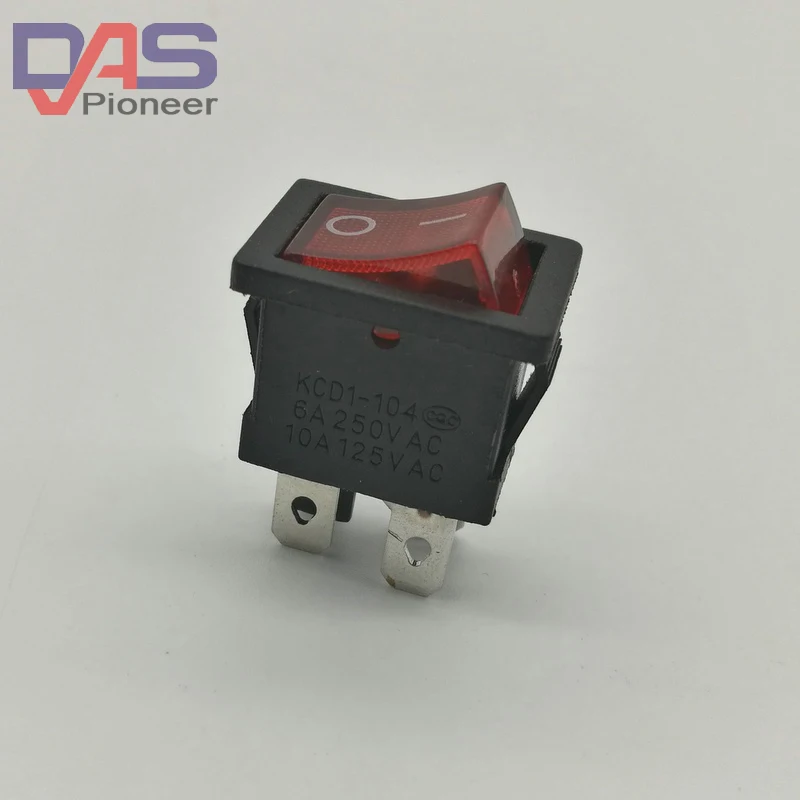 Клавишный Выключатель Φ 4 Pin 6A 250V 10A125VRed с включением светильник|switch interlock|button