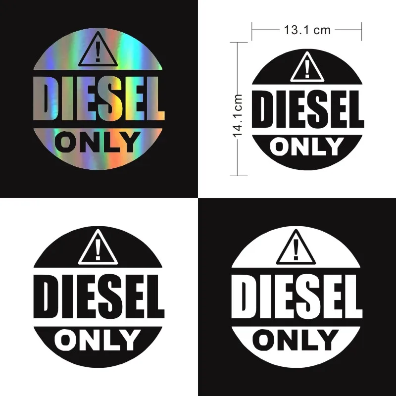 Новый предупреждающий стикер Mark DIESEL ONLY для автомобиля креативное виниловое