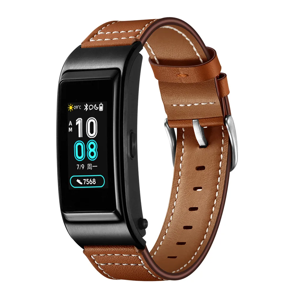 Для huawei B5 Talkband ремешок для часов 18 мм браслет кожаный ремешок Замена браслета аксессуары для часов