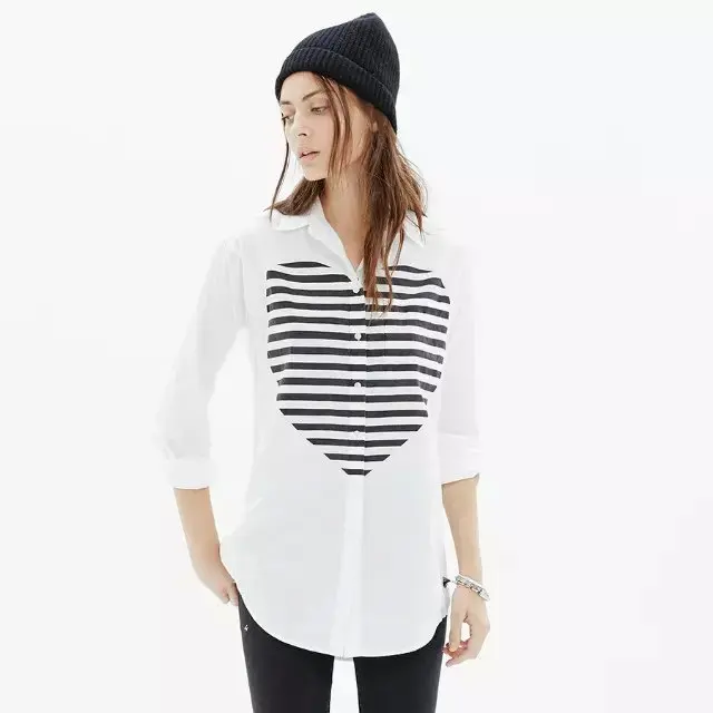 15BL105-C17 The new spring and summer 2015 fringe heart printing bat sleeves loose comfortable female big size long shirt |