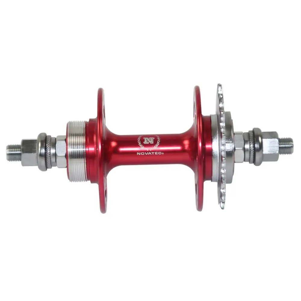RH-A166SB red 32h Novatec A165SBT A166SBT Ступица с фиксированной передачей для трекового велосипеда односкоростная ступица для велосипеда флип-флоп ступица - Цвет: RH-A166SB red 32h