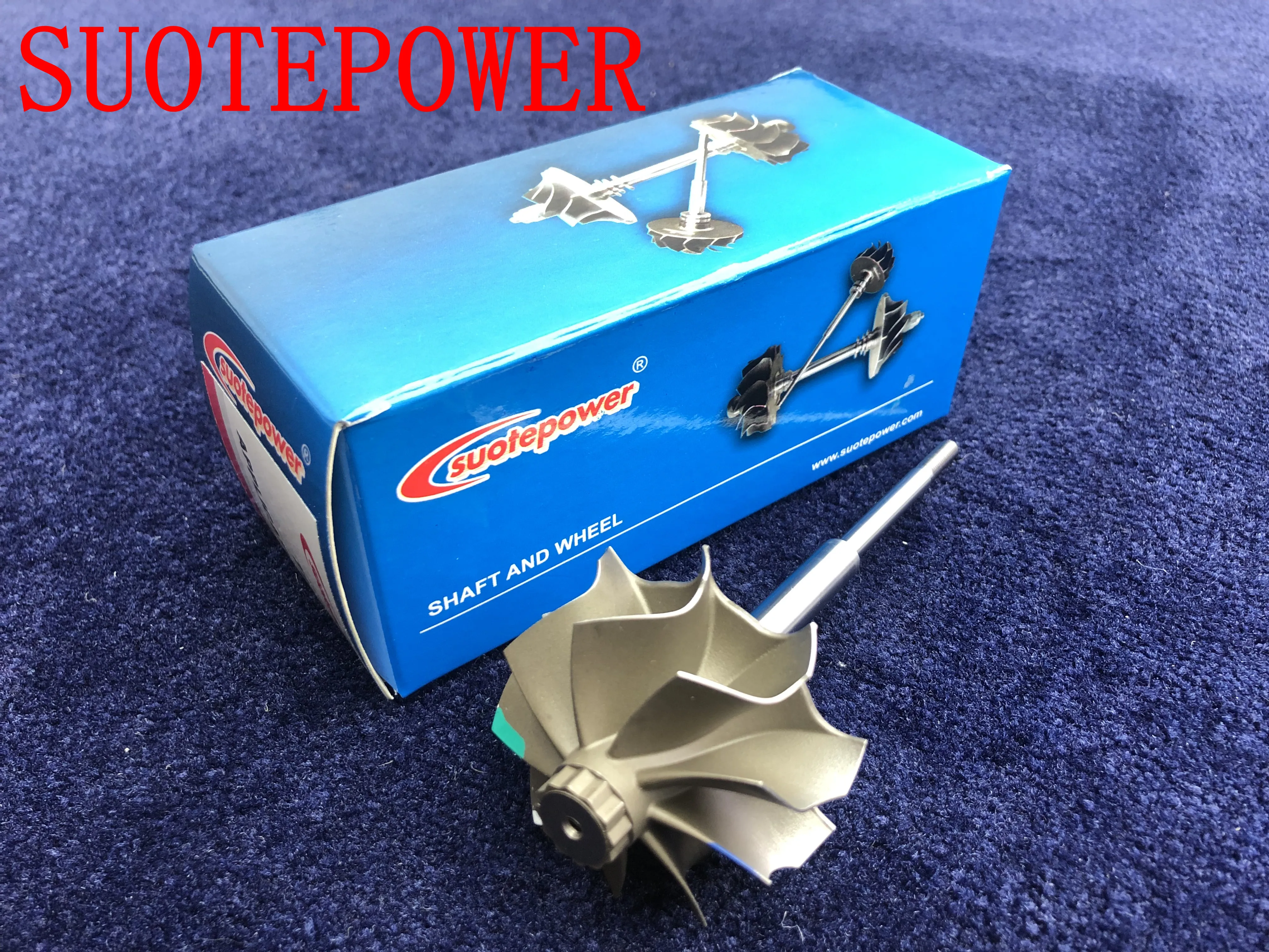 Обновленный вал колеса турбины SUOTEPOWER 62*59 B03 замена для двигателя BMW N55 135i 18539700007