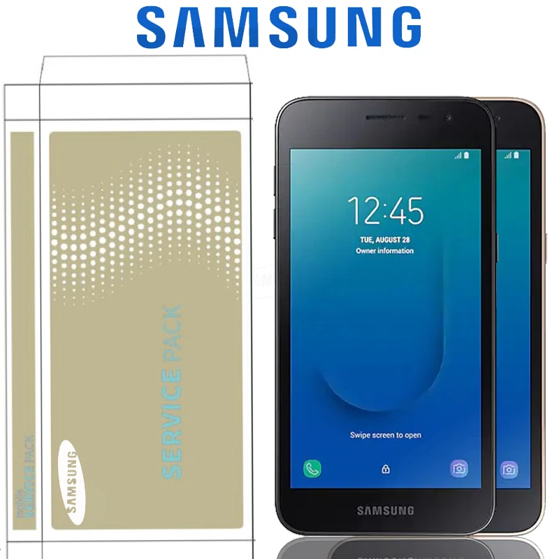 5,0 ''ЖК-дисплей для SAMSUNG Galaxy J2 чистый J2 Core J260 SM-J260F дисплей сенсорный экран дигитайзер Замена с сервисным пакетом