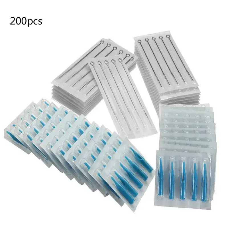 100 шт. профессиональные медицинские иглы для тату круглый вкладыш Magnum Shader