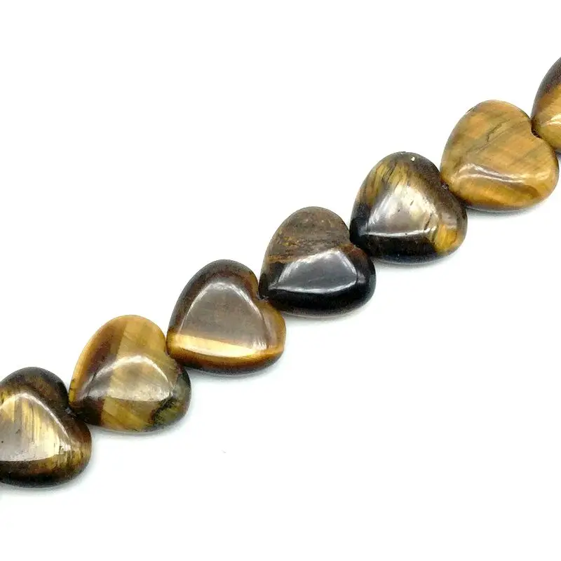Бусины из натурального камня Beadztalk цепочка в форме сердца 14 мм украшения сделай