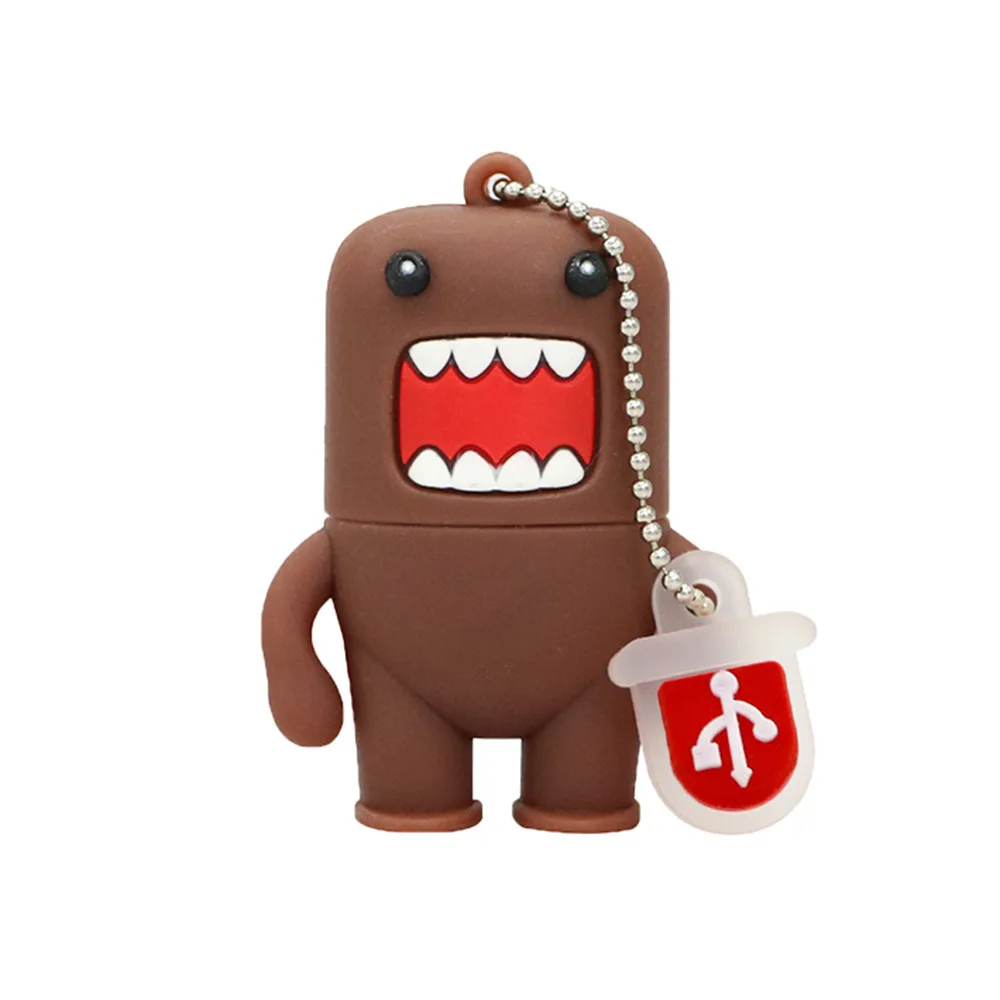 Style 1 Мультяшный флеш-накопитель 64 ГБ, японский стиль Domo Kun, милый креативный USB флеш-накопитель, 4 ГБ, 8 ГБ, 16 ГБ, 32 ГБ, USB флеш-накопитель - Цвет: Style 1