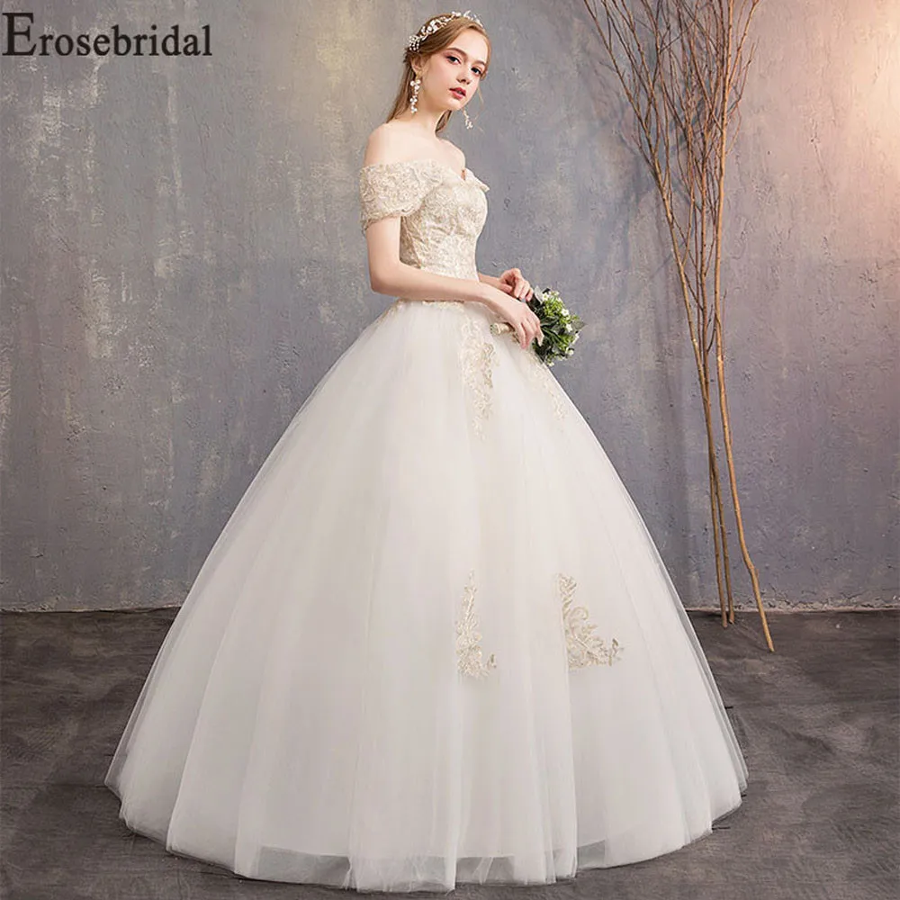 Женские винтажные Свадебные платья Erosebridal кружевные свадебные с открытыми