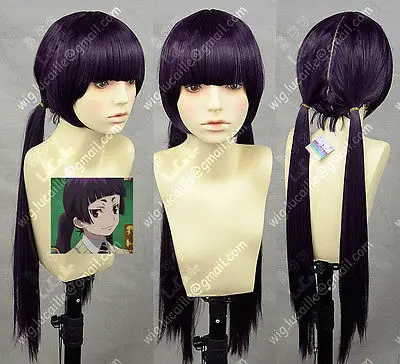Жаропрочных Партия cosplays волос TJ&gt&gt&gt&gt AonoExorcist Косплей Длинные Темно Фиолетовый