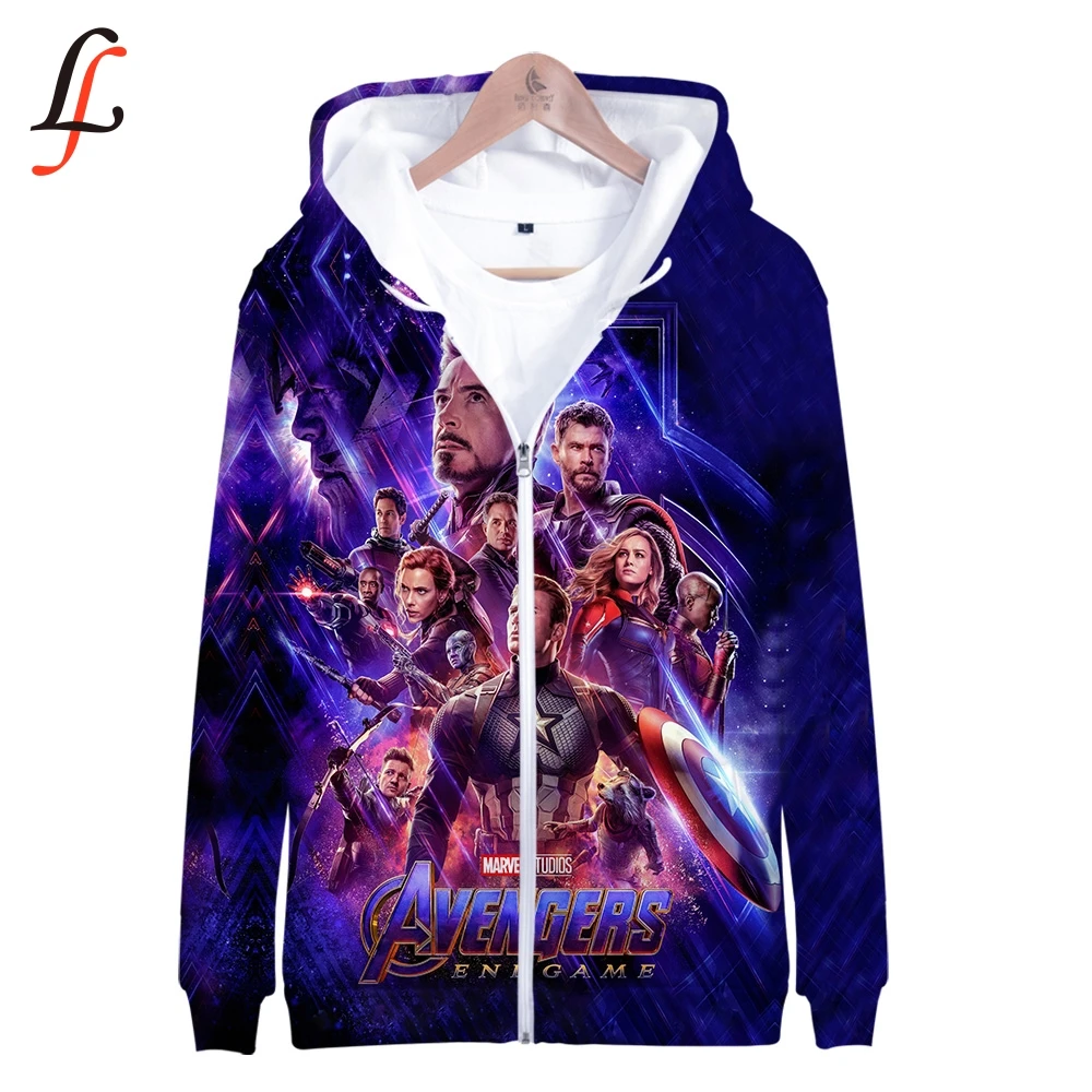 Мужской костюм для косплея Marvel 4 Endgame Quantum Realm толстовка на молнии с капюшоном