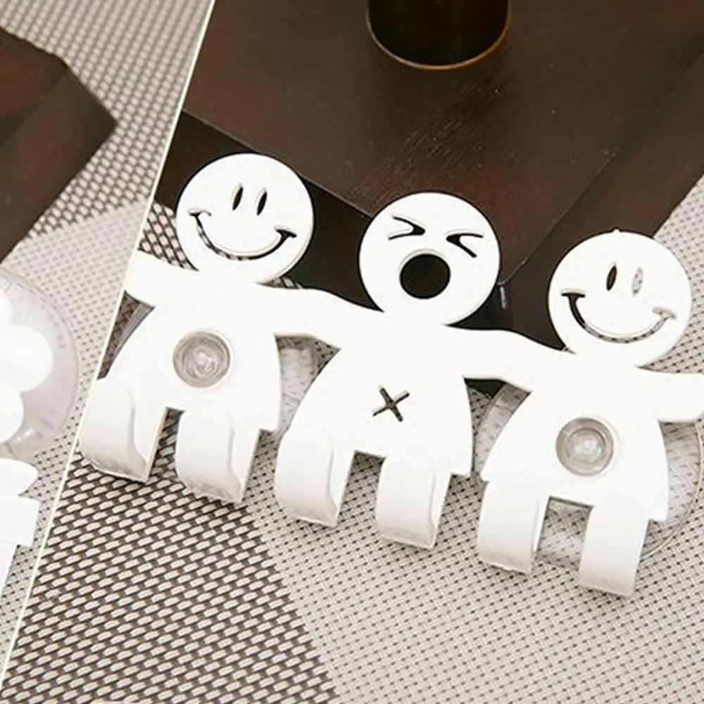5 Position Tooth Brush Holder Suction Hooks Bathroom Sets Cute Smile Cartoon Sucker Toothbrush | Обустройство дома