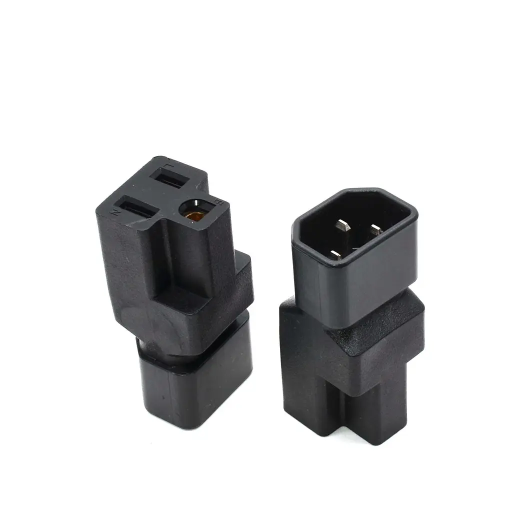 1 упаковка адаптер питания переменного тока 5 15R IEC320 C14 в США 15R|3pin plug|nema 5-15rnema c14 |
