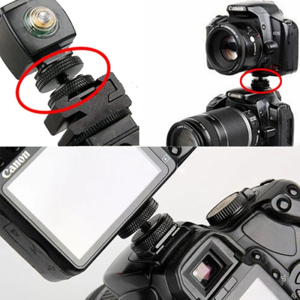 1/4 &quot3/8 штатив винт для вспышки крепление адаптер горячего башмака DSLR SLR на