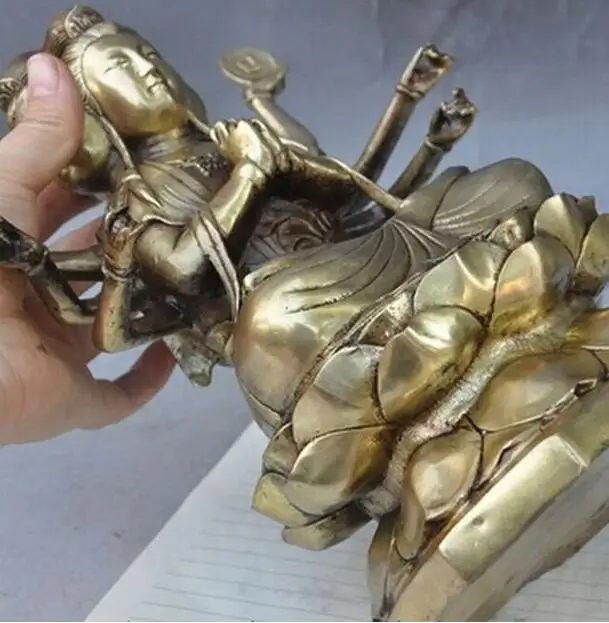 9 &quotТибетский буддизм Joss латунь 4 глава 8 Arms namgyalma Ushnishavijaya статуя Будды|statue|statues