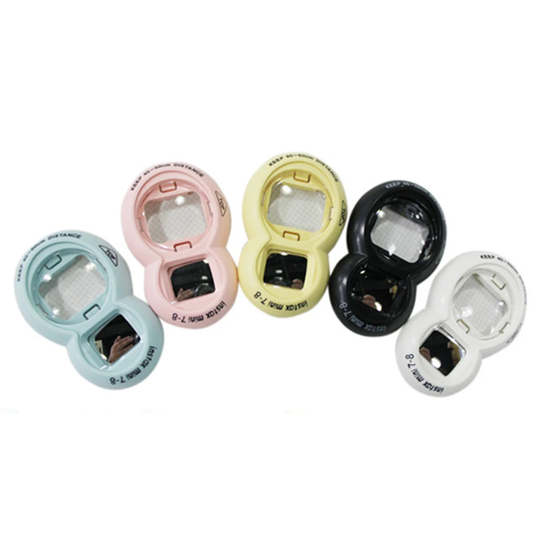 Крупным планом объектив зеркало для съемки селфи для Fujifilm Instax Mini 8 9 Mini 7S мгновенная пленка камера подставка для крупным планом объектив многоцветный
