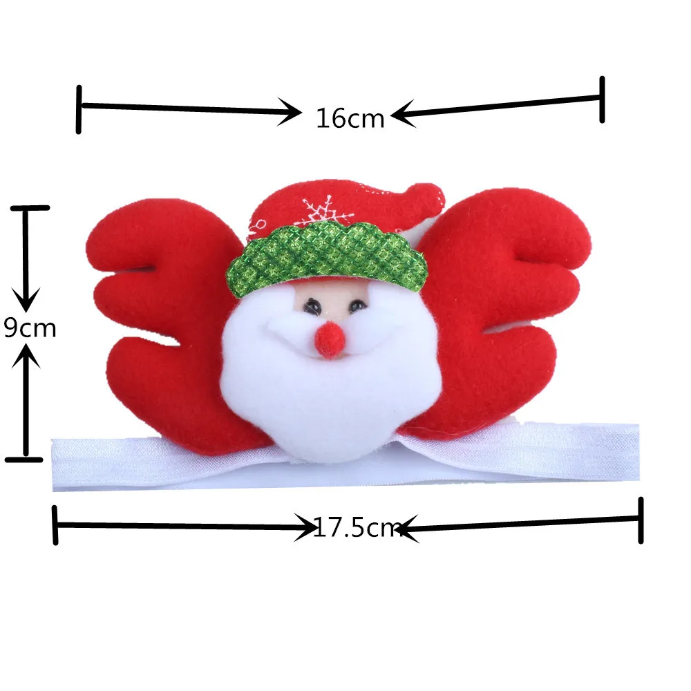 Рождественский Подарок детская лента для волос девочки аксессуары Детские