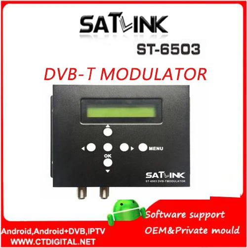 Satlink ST-6503 DVB-T модулятор Route DVB-T модулятор AV маршрутизатор DM модулятор DVB-T AV цифровой модулятор rf