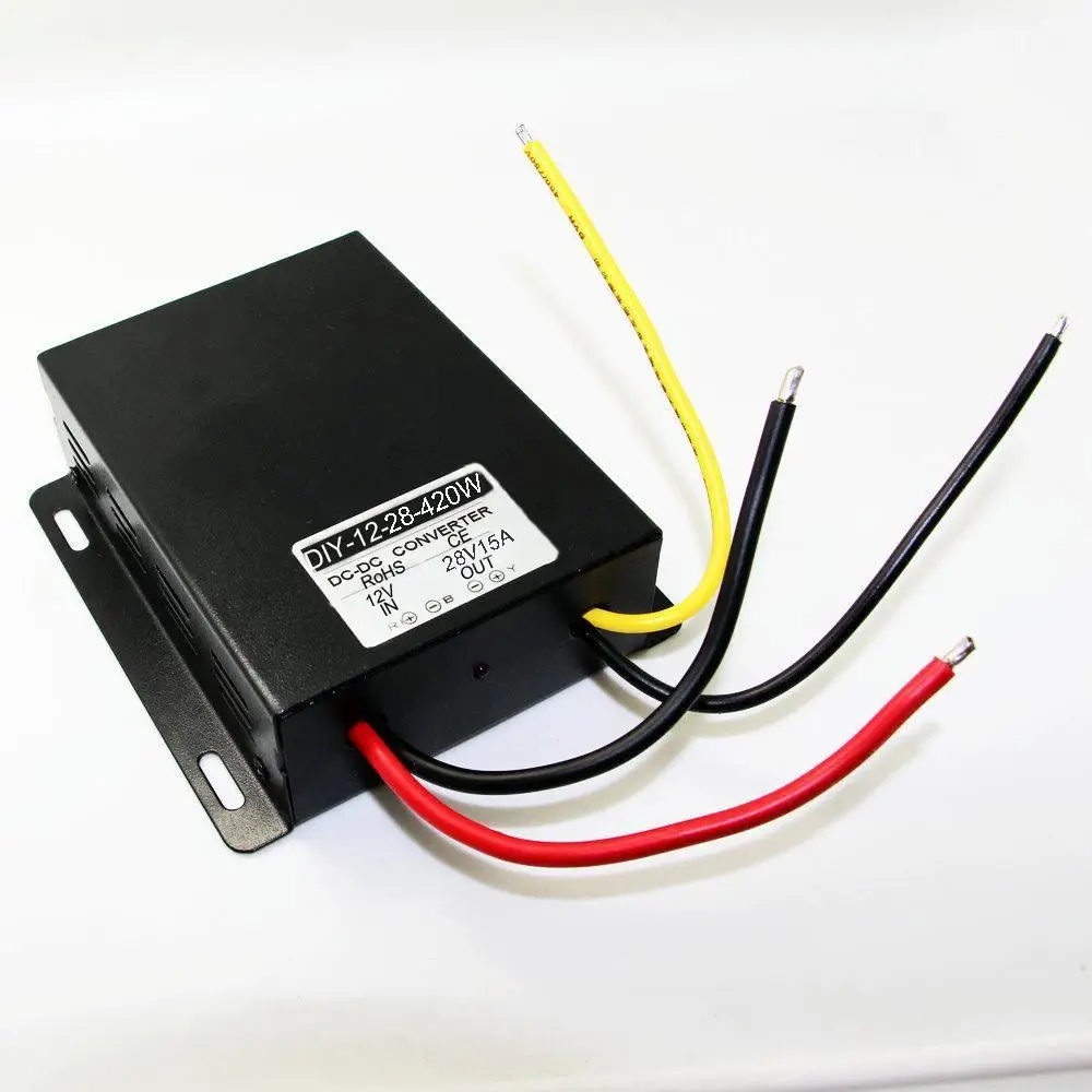 

DC 12V ( 9V до 26V) Шаг до DC 28V 15A 420W повышающий преобразователь питания Регулятор модуль Новый