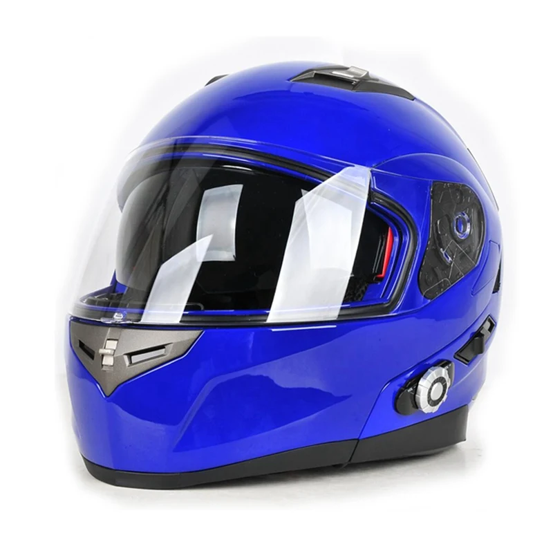 Мотоциклетная гарнитура встроенный bluetooth интерком мотоциклетная BT Capacete с полным