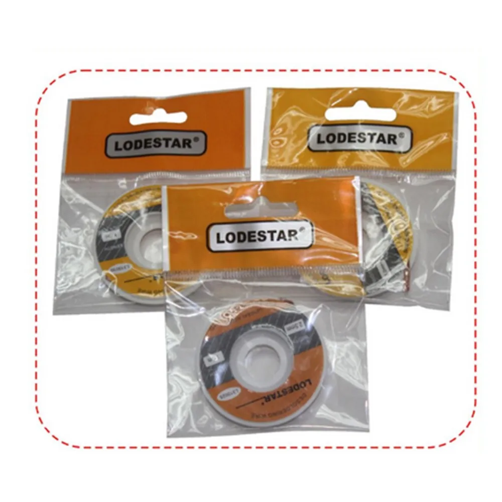 LODESTAR 2 mm Wide Suction Line With Copper Material Tin 1.5m Lenght Work Temperature 380 Degre Removers Accessories | Инструменты