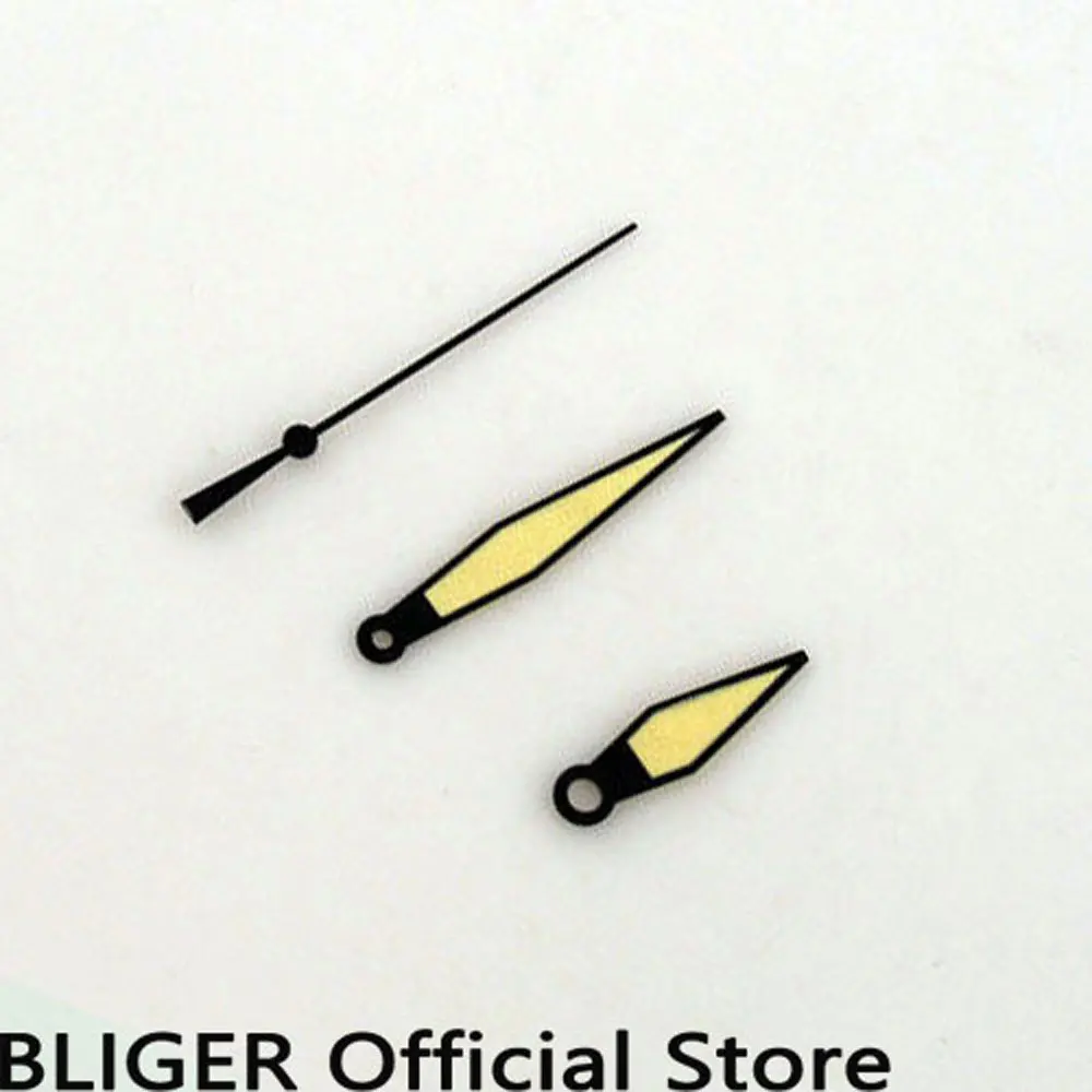 Повседневное bliger новые желтые черные края руки зеленый световой для mingzhu 2813 3804
