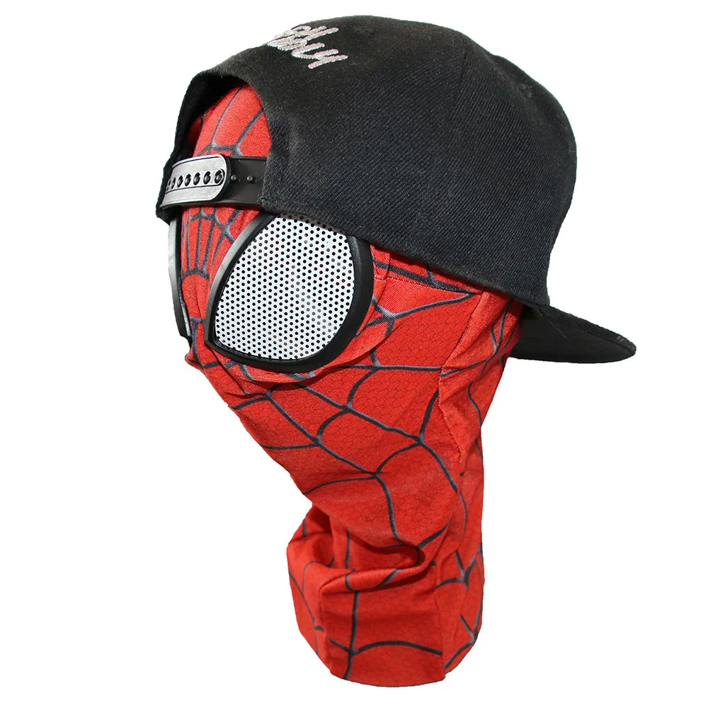 Хеллоуин The Amazing Spiderman Maske Schwarz Venom Black Vollmaske косплей реквизит для лица|Аксессуары