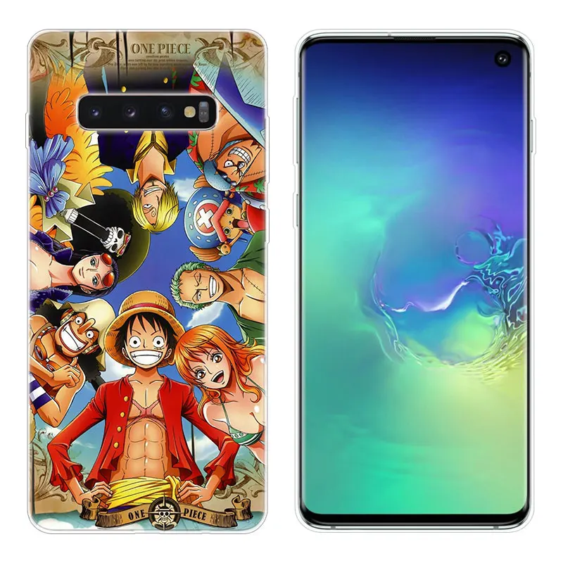 Горячий один кусок аниме Мягкий силиконовый чехол для samsung Galaxy S10 S9 S8 Plus S7 Edge A6 A8 Plus A7 A9 A5 Модный чехол
