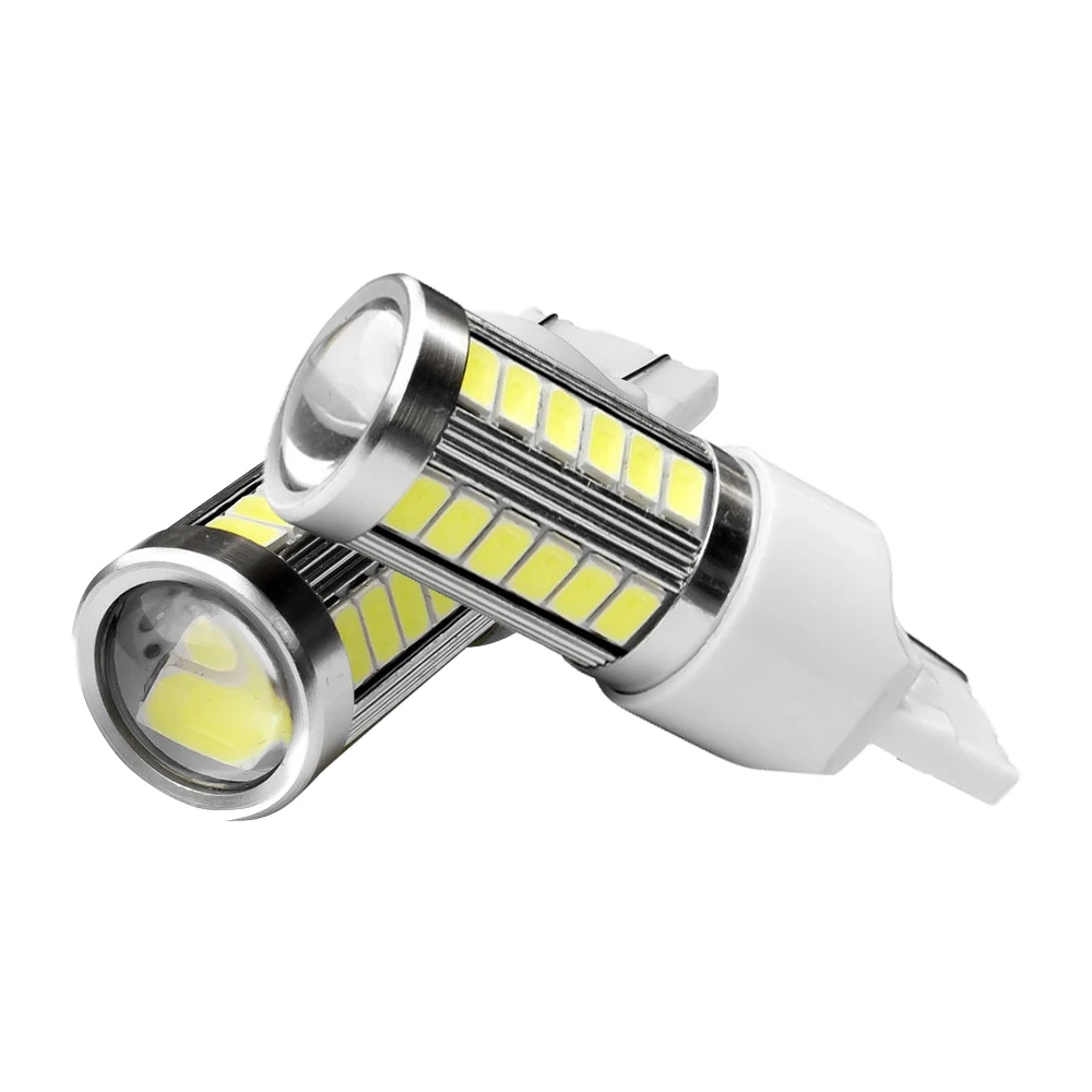 2pcs T20 7440 7443 LED W21W W21/5W Car Bulb 5630 5730 Auto Turn Signal Light Reverse Tail Brake Lights 12V | Автомобили и