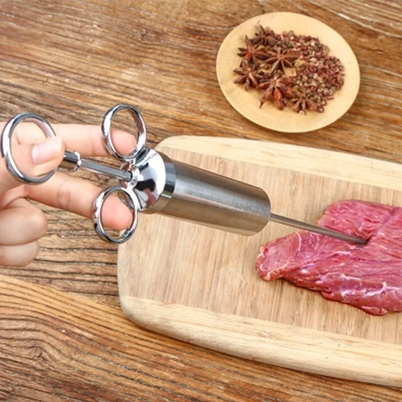 Шприц для маринада инжектор из нержавеющей стали 304 пищевой приправ барбекю мяса