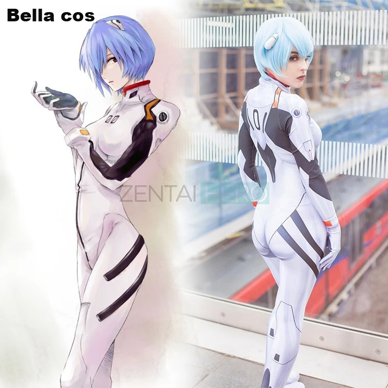 Евангелион/ЕВА Ayanami Rei карнавальный костюм лайкра/спандекс материал